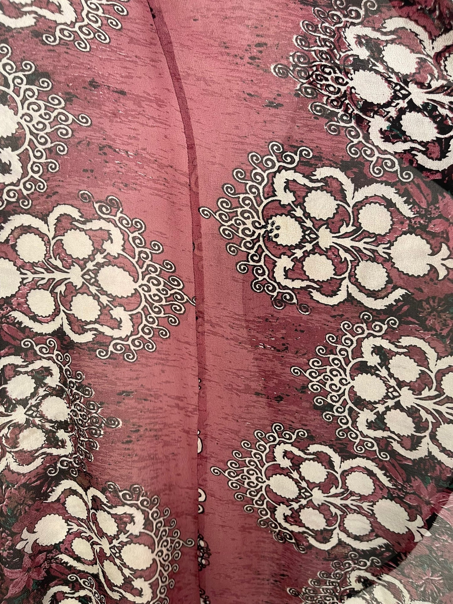 PRG6319 Sheer Avatar Pure Silk Waterfall Top - Velora