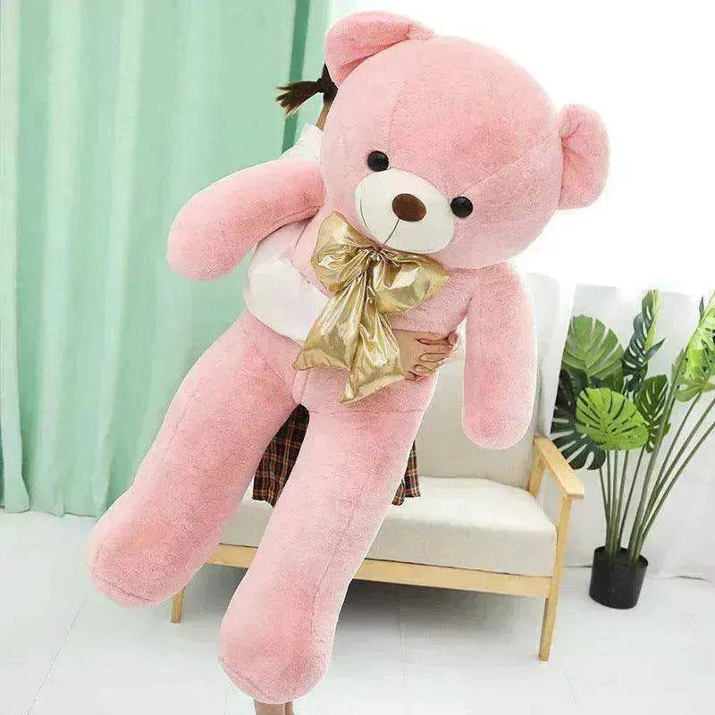 Macaron Teddy Bear Plush: Soft 80-100cm Cotton Toy