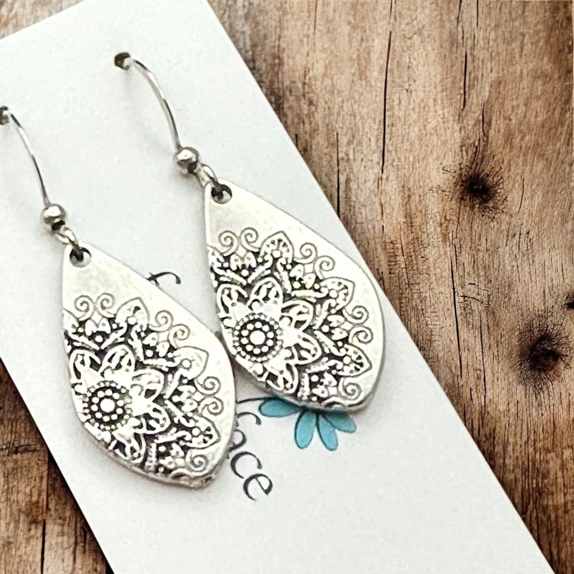 Mandala Hook Earrings - Velora Luxury Fashion