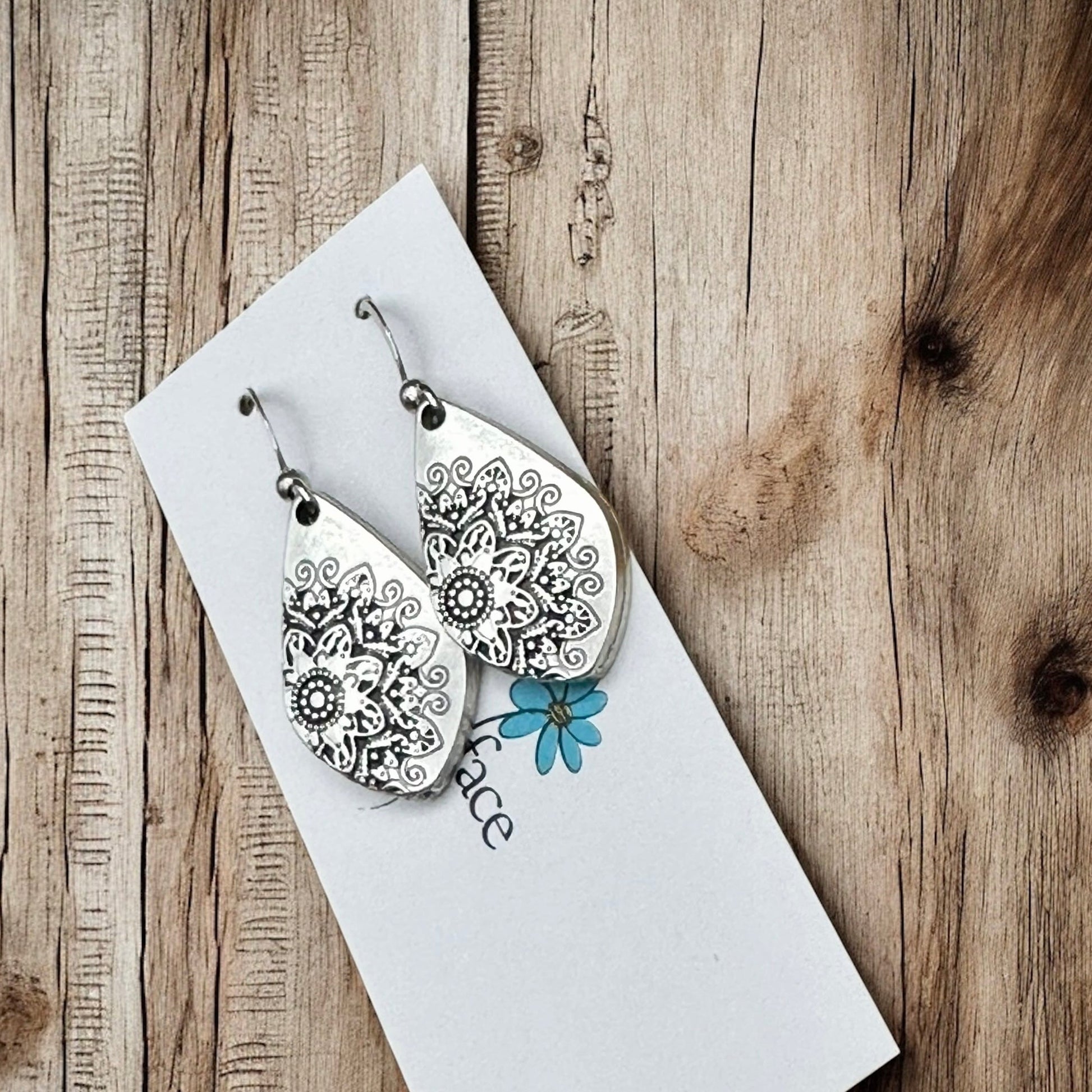 Mandala Hook Earrings - Velora Luxury Fashion