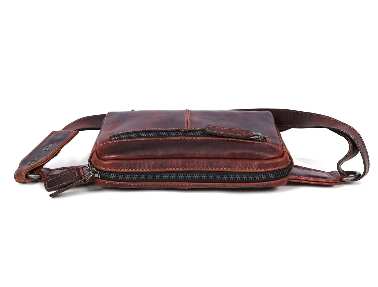 Manhattan - Leather Crossbody Fanny Bag - Velora Luxury Fashion