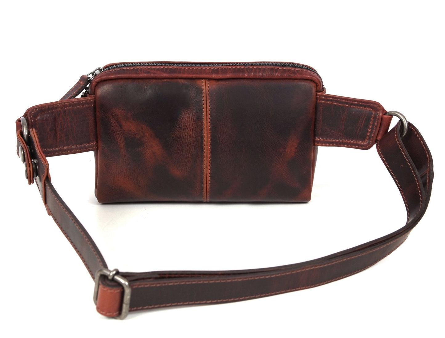 Manhattan - Leather Crossbody Fanny Bag - Velora Luxury Fashion