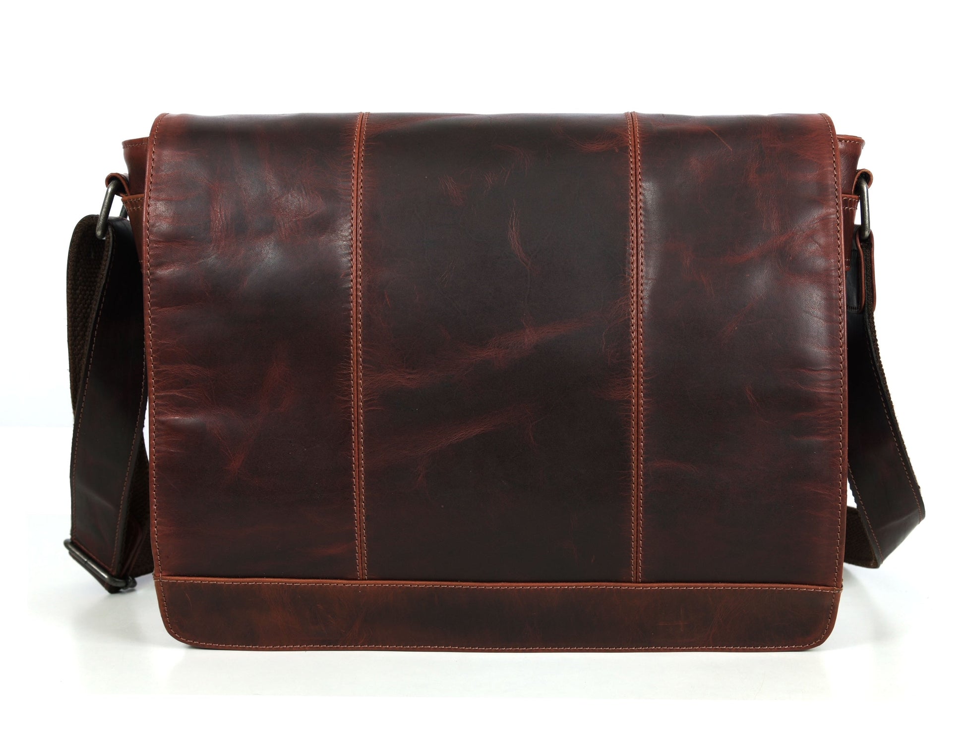 Manhattan - Leather Messenger bag - Velora Luxury Fashion