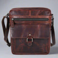 Manhattan Leather Satchel | Buffalo Leather Crossbody Bag for Men & Women - Velora Luxury Fashion