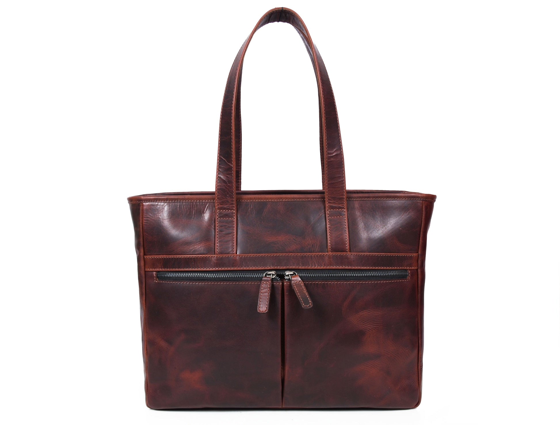 Manhattan - Leather Tote - Velora Luxury Fashion