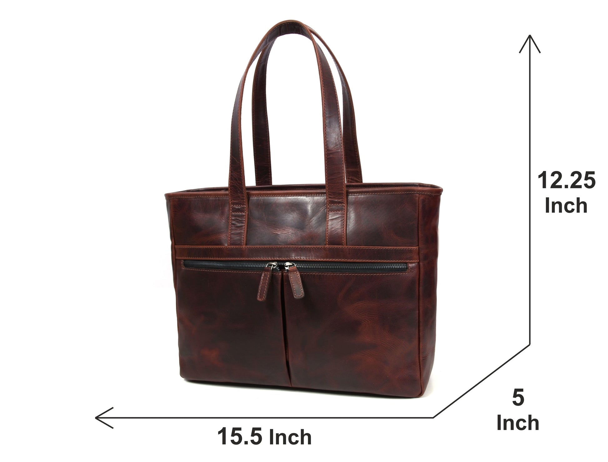 Manhattan - Leather Tote - Velora Luxury Fashion
