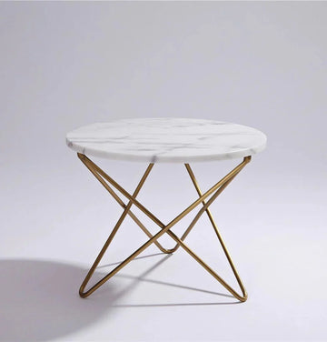 Manon Marble Coffee/Side Table - Velora Luxury Fashion