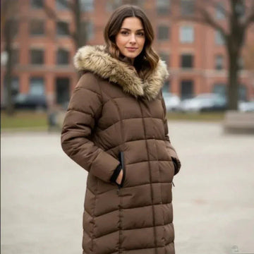 Manteau long et chaud