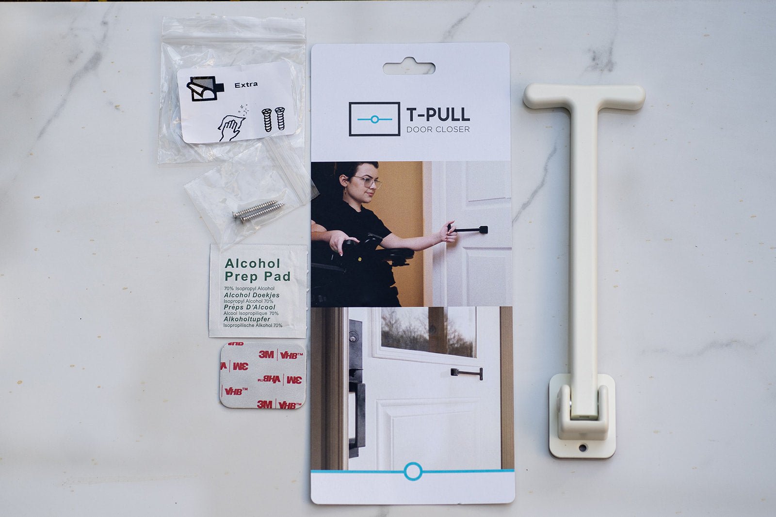 Manual Door Closer, Accessible, Interior or Exterior, Swivels White ABS Plastic - Velora Luxury Fashion