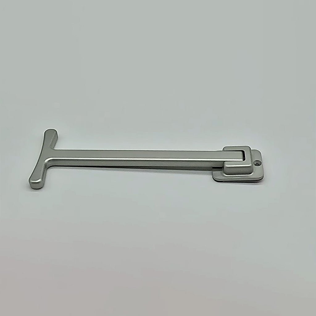 Manual Door Closer, Retractable, Accessible, Interior or Exterior, Swivels Silver Aluminum - Velora Luxury Fashion