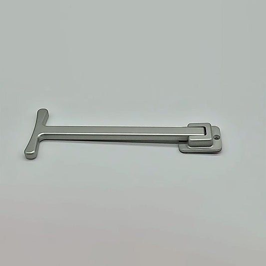 Manual Door Closer, Retractable, Accessible, Interior or Exterior, Swivels Silver Aluminum - Velora Luxury Fashion