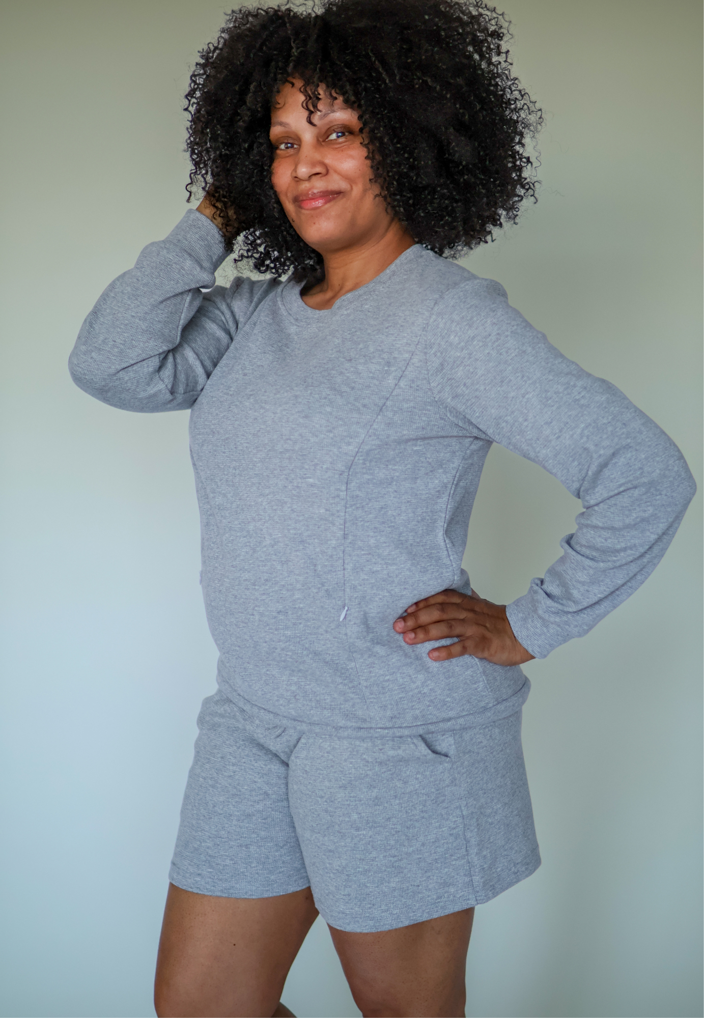Maternity and Nursing Pajama Set - Velora Luxury Fashion