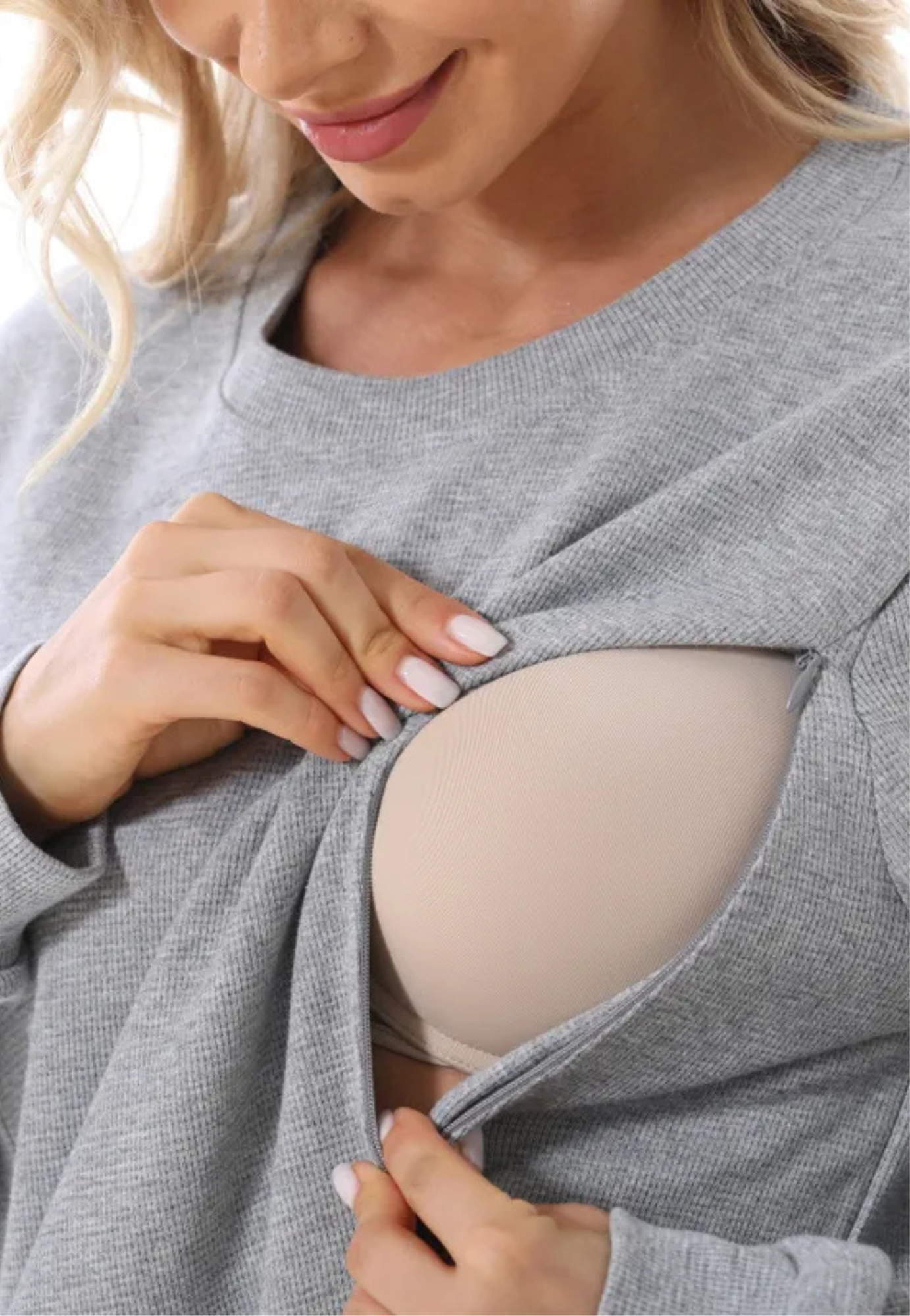 Maternity and Nursing Pajama Set - Velora Luxury Fashion