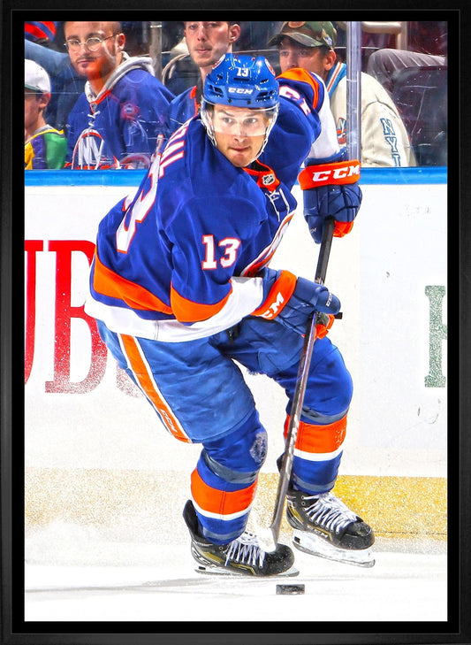 Mathew Barzal 20x29 Framed Canvas New York Islanders - Velora Luxury Fashion