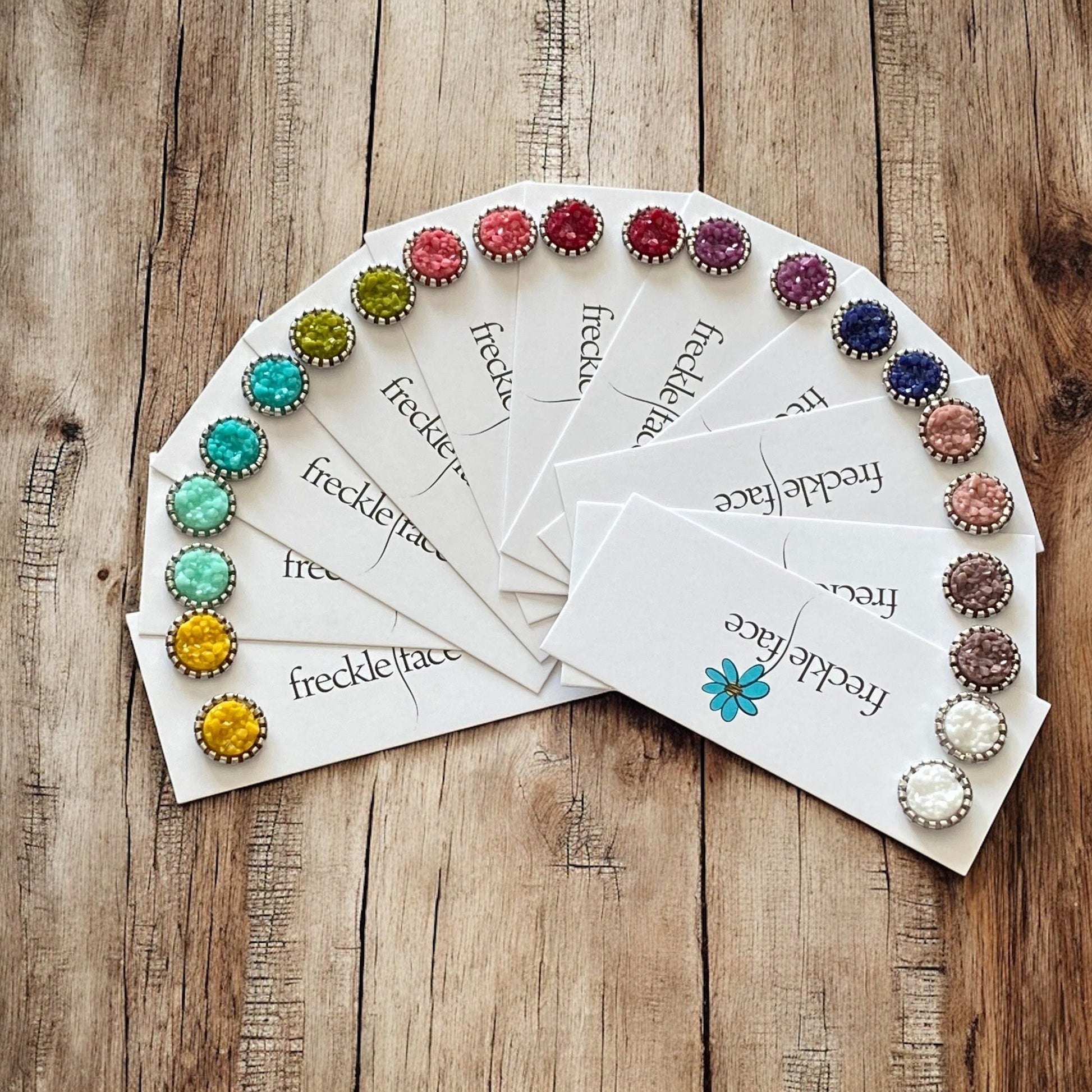 Matte Spring Color Studs 10mm - Velora Luxury Fashion