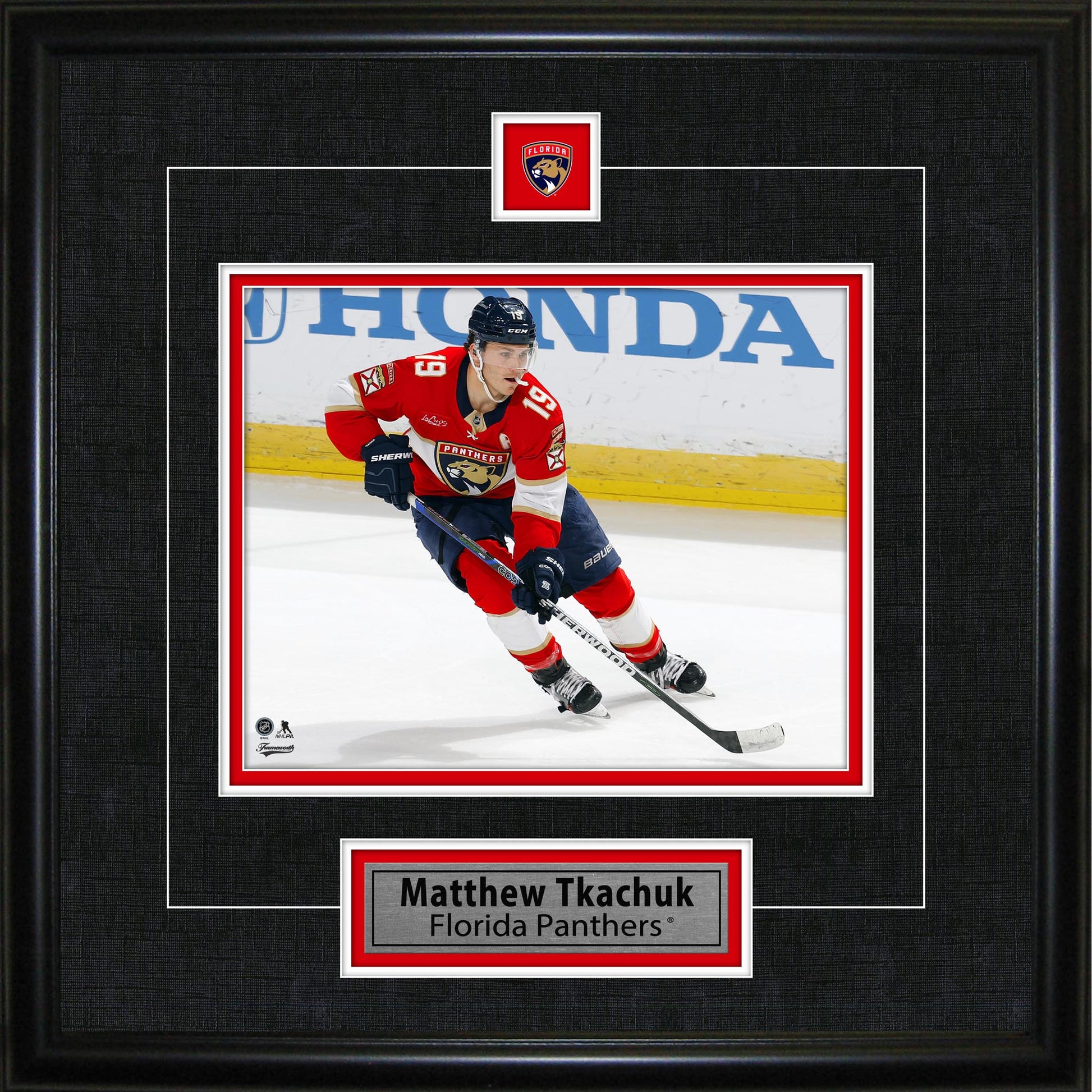 Matthew Tkachuk Framed Pin & Plate Florida Panthers - Velora Luxury Fashion