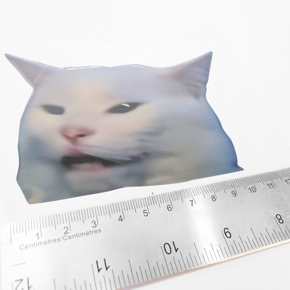 Meme Cat Smudge | Vinyl Sticker - Velora