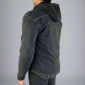 Men’s Armored Denim Shirt with Removable Hoodie - Velora Luxury Fashion