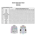 Men’s Armored Denim Shirt with Removable Hoodie - Velora Luxury Fashion