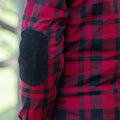 Men's Armored Flannel Biker Shirt with Extra Protection - Velora Luxury Fashion