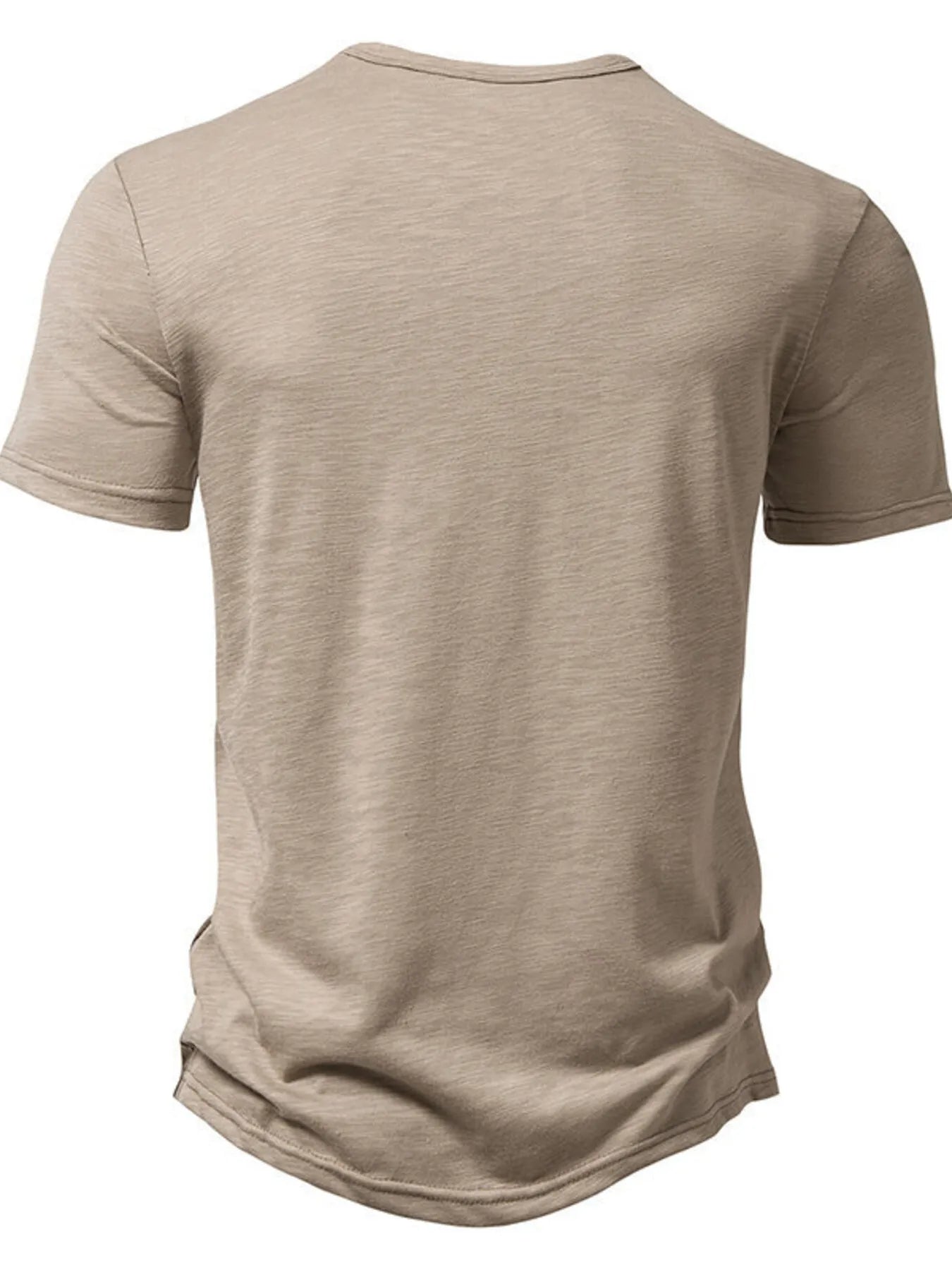 Men's Button Detail Short Sleeve Top - Velora Luxury Fashion