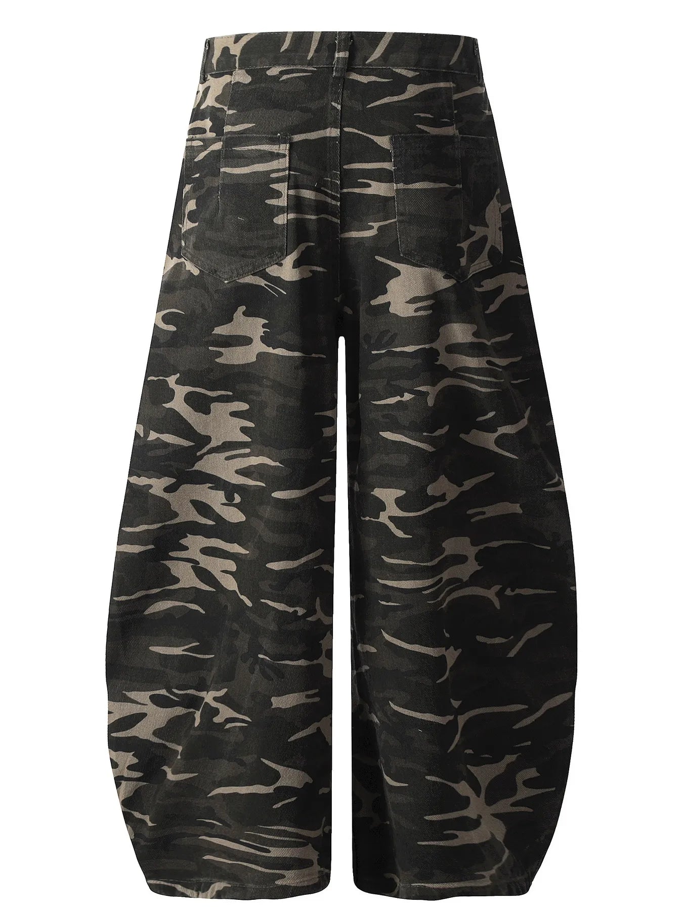 Men's Button Fly High Waist Curved Jeans - Velora