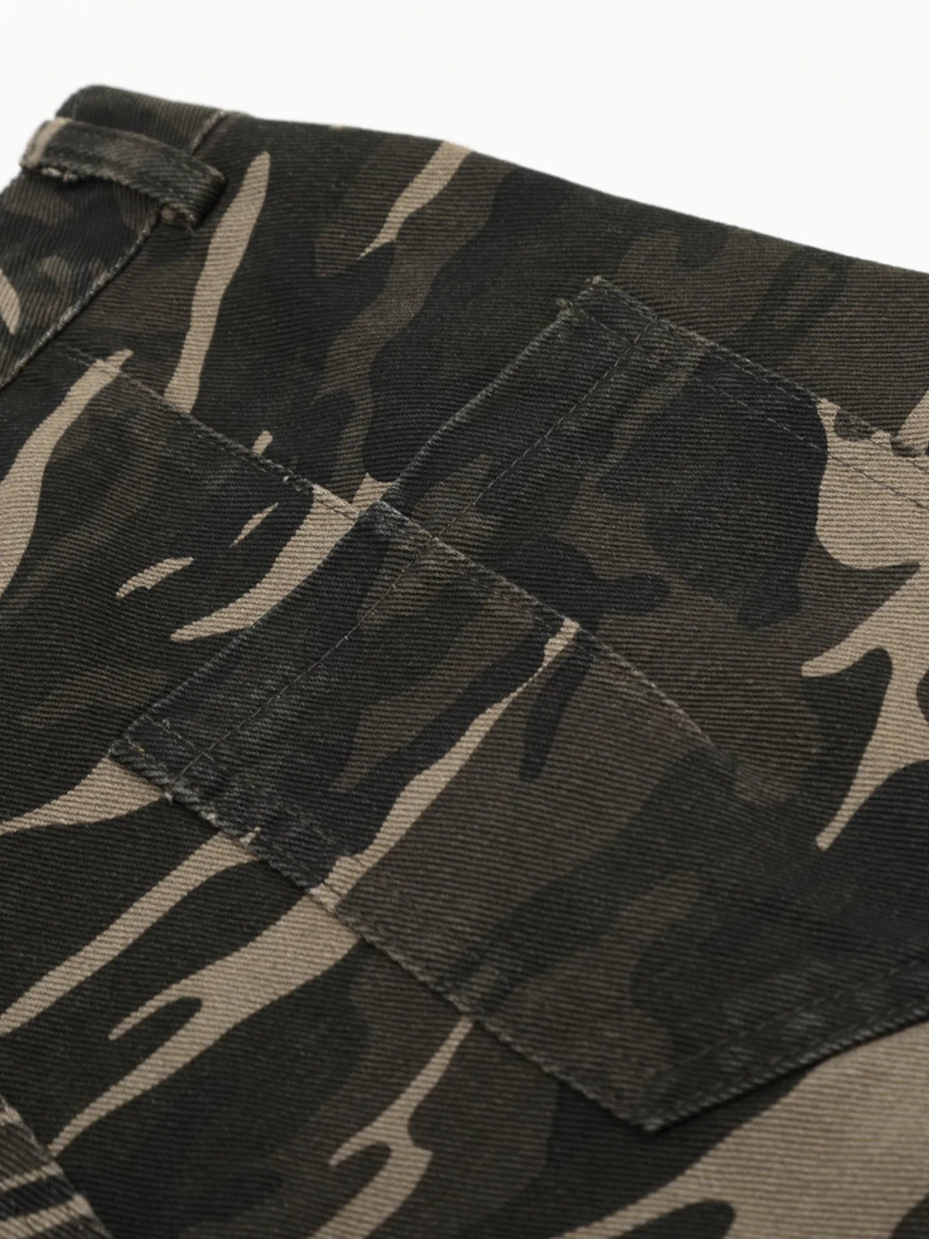 Men's Button Fly High Waist Curved Jeans - Velora