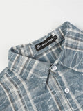 Men's Button Up Long Sleeve Shirt - Velora Luxury Fashion