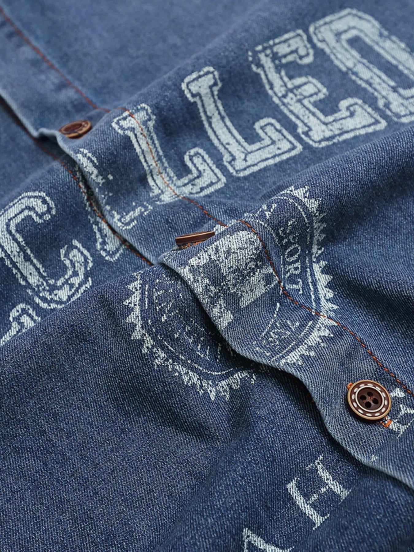 Men's Button Up Short Sleeve Denim Shirt - Velora Luxury Fashion