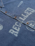 Men's Button Up Short Sleeve Denim Shirt - Velora Luxury Fashion