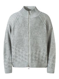 Men's Cable-Knit Zip-Up Cardigan - Velora Luxury Fashion