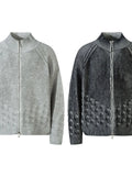 Men's Cable-Knit Zip-Up Cardigan - Velora Luxury Fashion