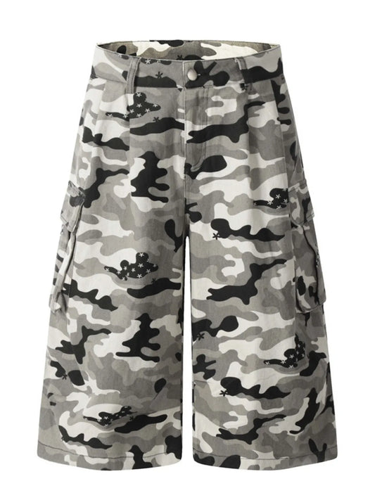 Men's Camouflage Cargo Shorts - Velora Luxury Fashion