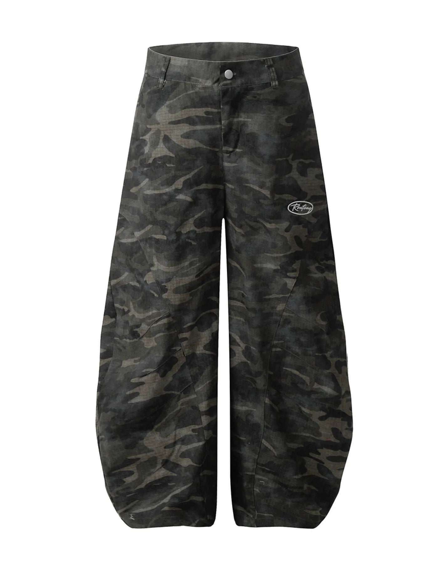 Men's Camouflage Curved Cargo Pants - Velora