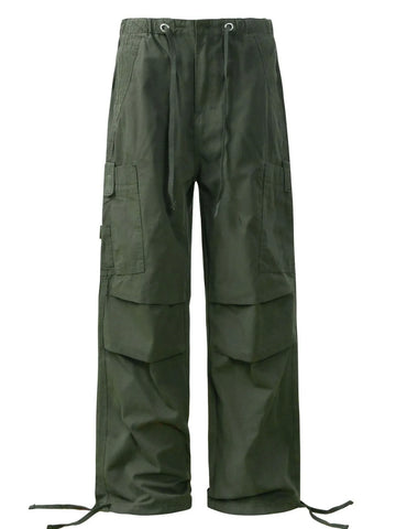 Men's Cargo Pants with Drawstring Hem - Velora Luxury Fashion