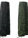 Men's Cargo Pants with Drawstring Hem - Velora Luxury Fashion