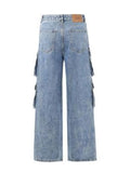 Men's Cargo Wide Leg Jeans - Velora Luxury Fashion