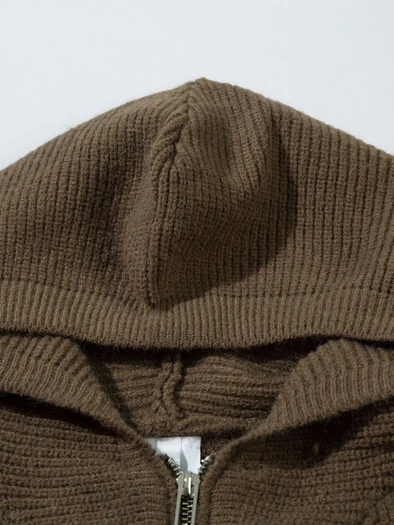 Men's Casual Hooded Zip-Up Knit Cardigan - Velora