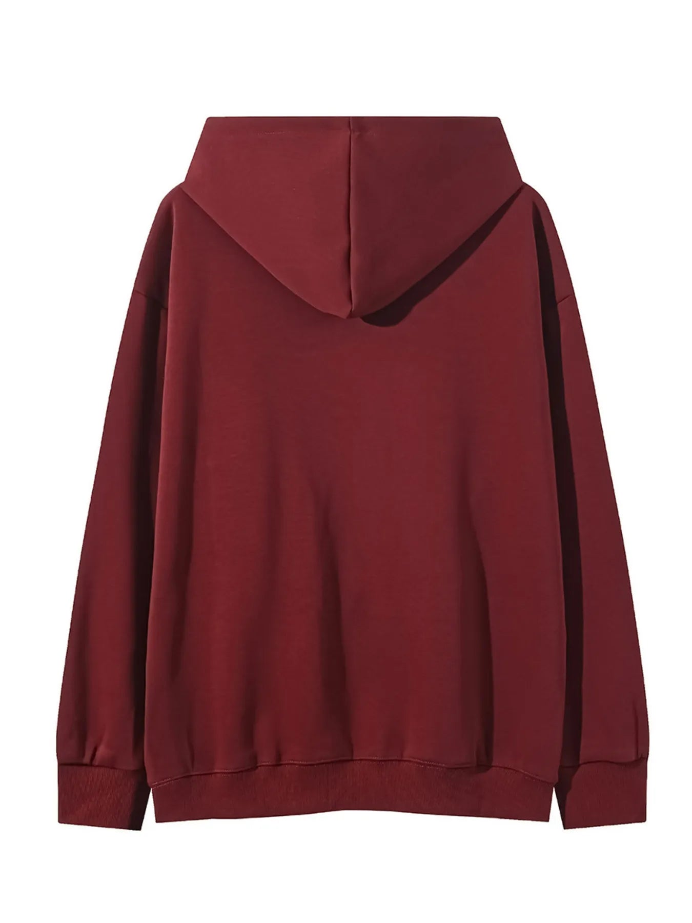 Men's Casual Letter Graphic Kangaroo Pocket Hoodie - Velora