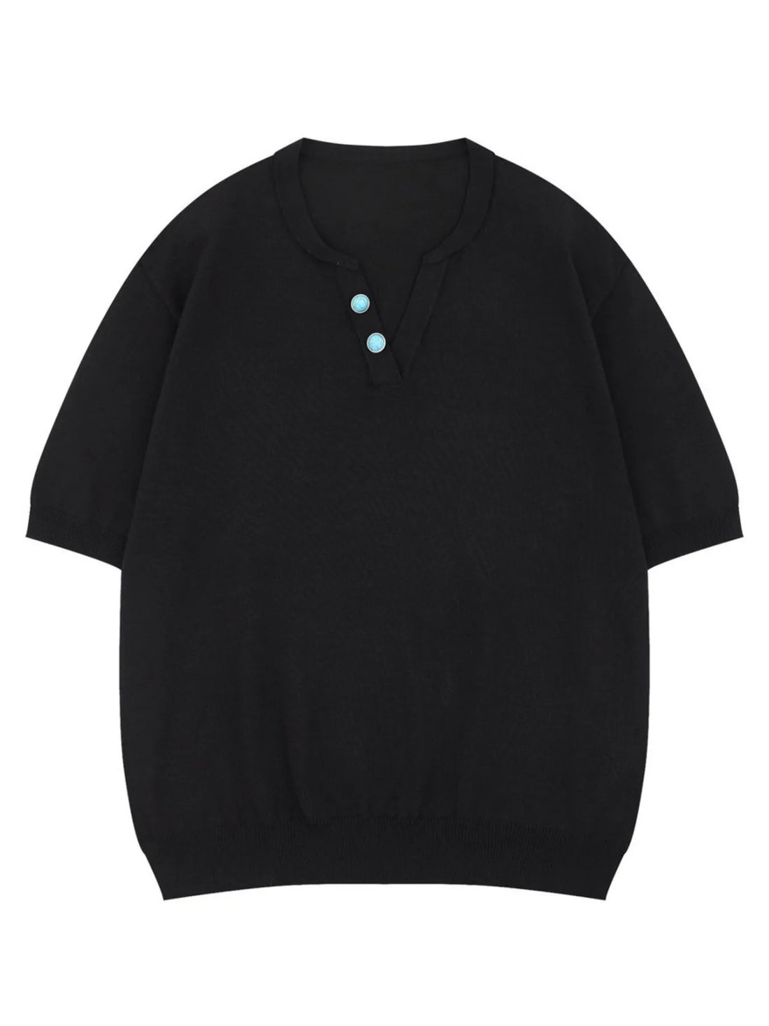 Men's Classic Short Sleeve Knit T-Shirt - Velora Luxury Fashion