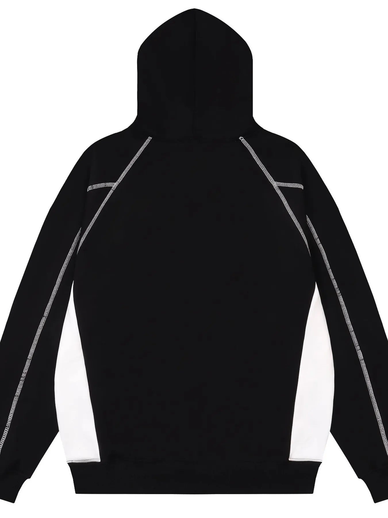 Men's Color Block Letter Graphic Hoodie - Velora