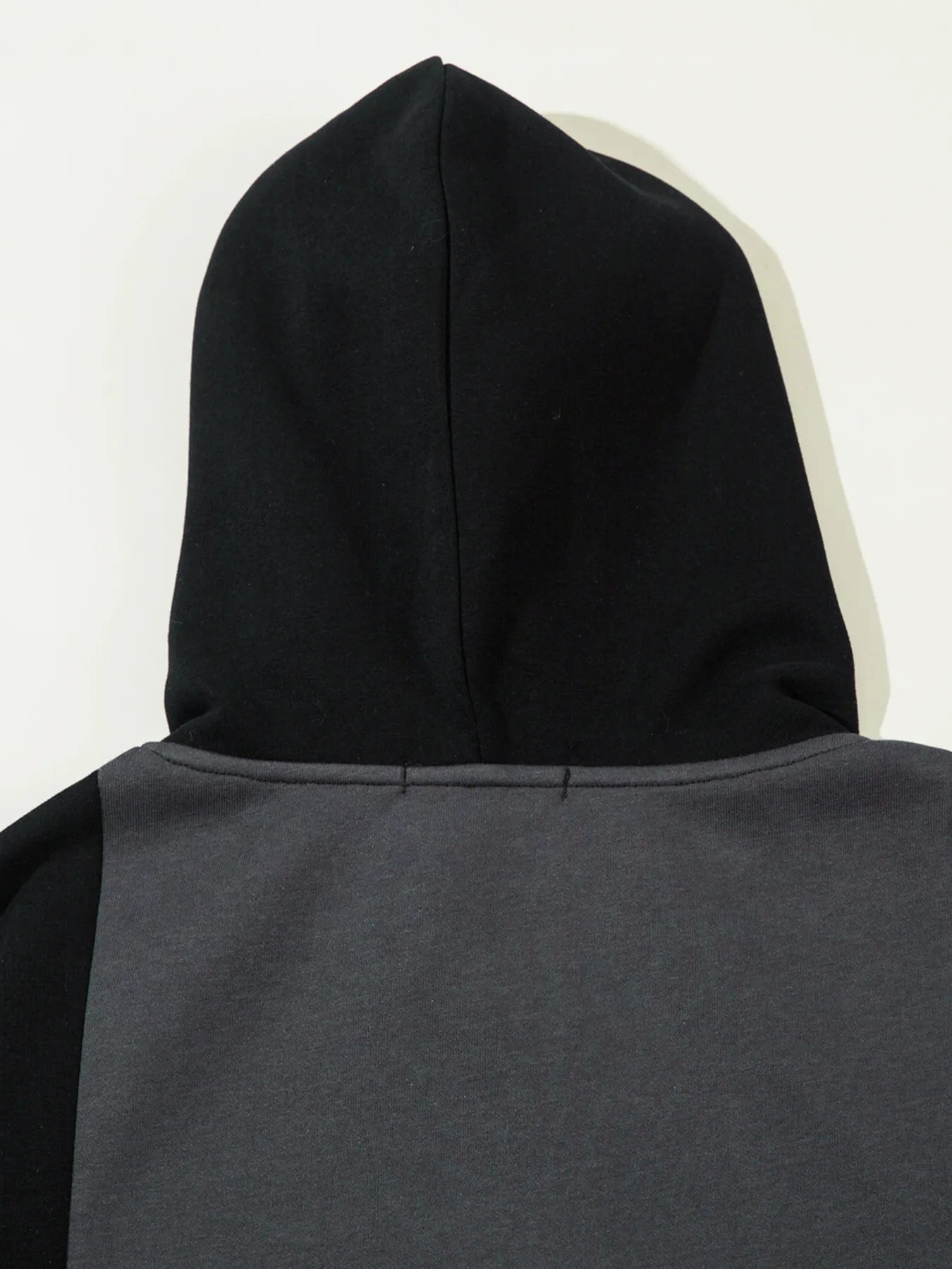 Men's Color Block Letter Graphic Zip-Up Hoodie - Velora