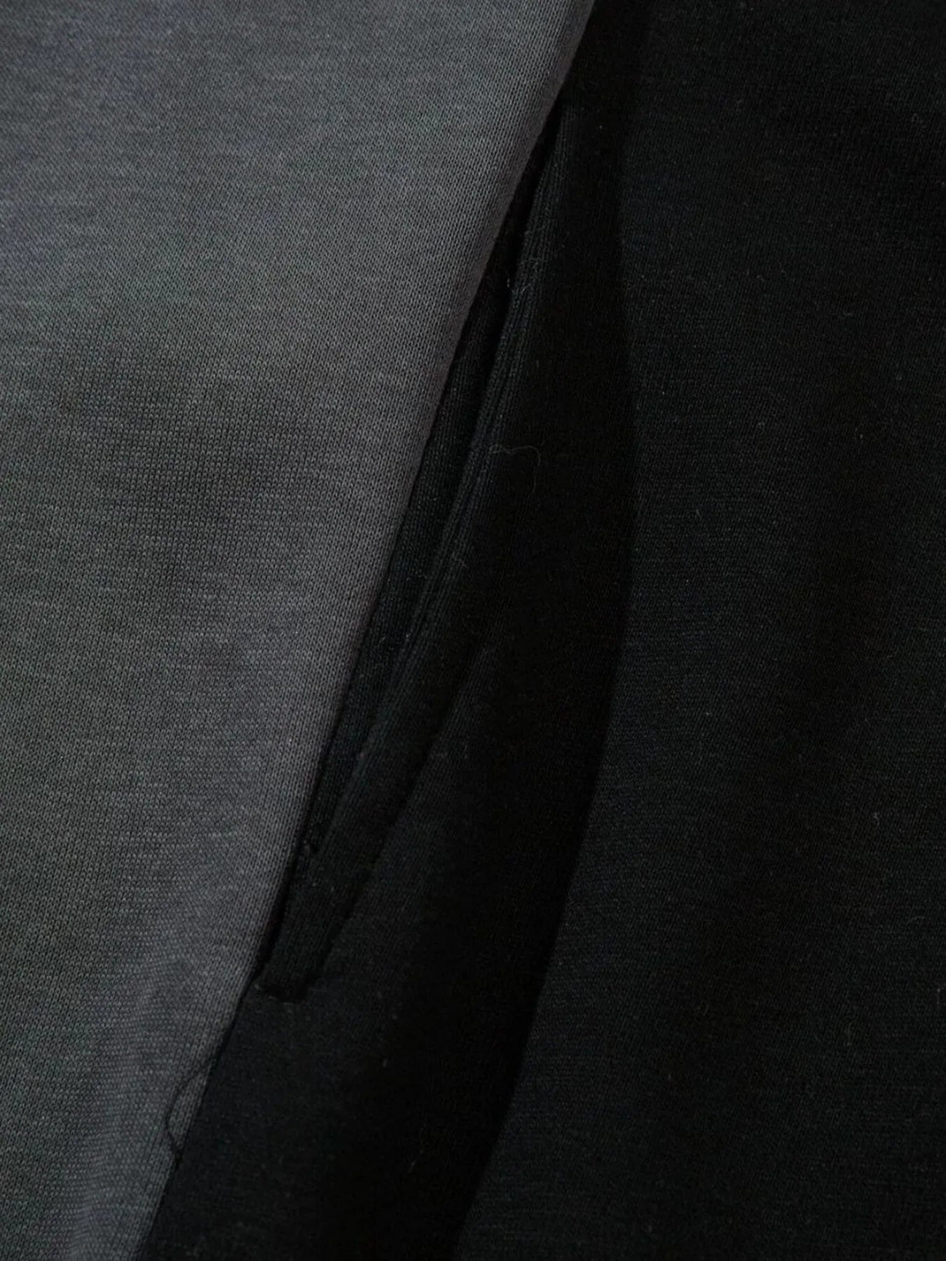 Men's Color Block Letter Graphic Zip-Up Hoodie - Velora