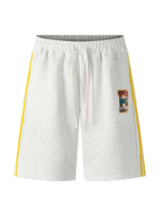 Men's Contrast Drawstring Shorts - Velora Luxury Fashion