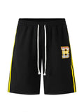 Men's Contrast Drawstring Shorts - Velora Luxury Fashion