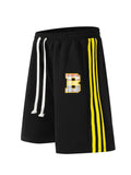 Men's Contrast Drawstring Shorts - Velora Luxury Fashion