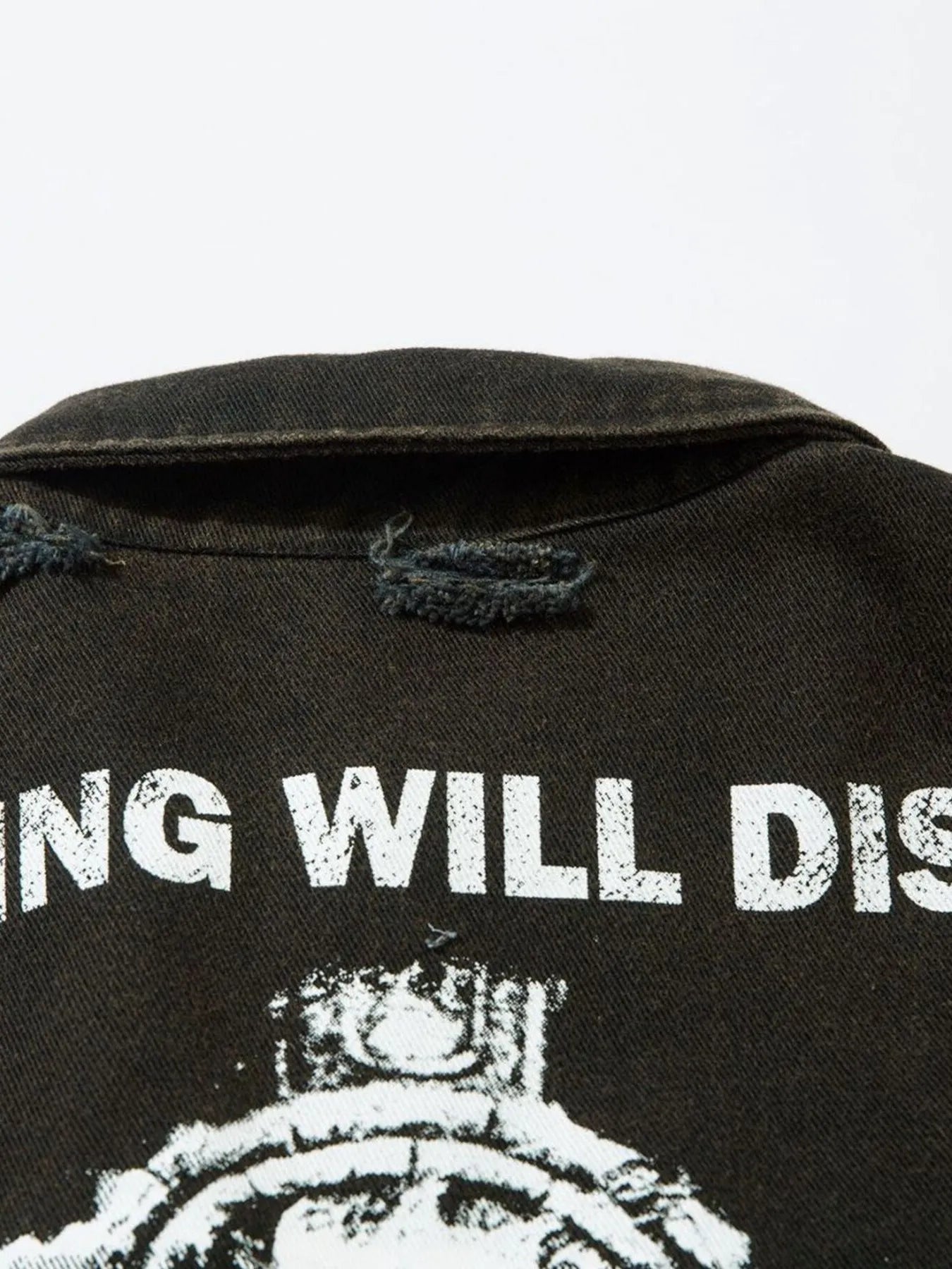 Men's Cross Button Up Oversized Denim Shirt - Velora Luxury Fashion