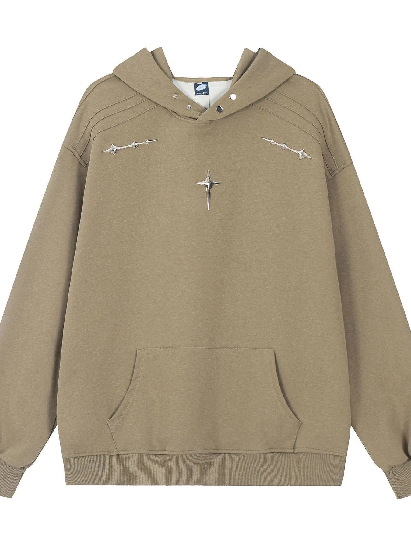 Men's Cross Star Kangaroo Pocket Hoodie - Velora