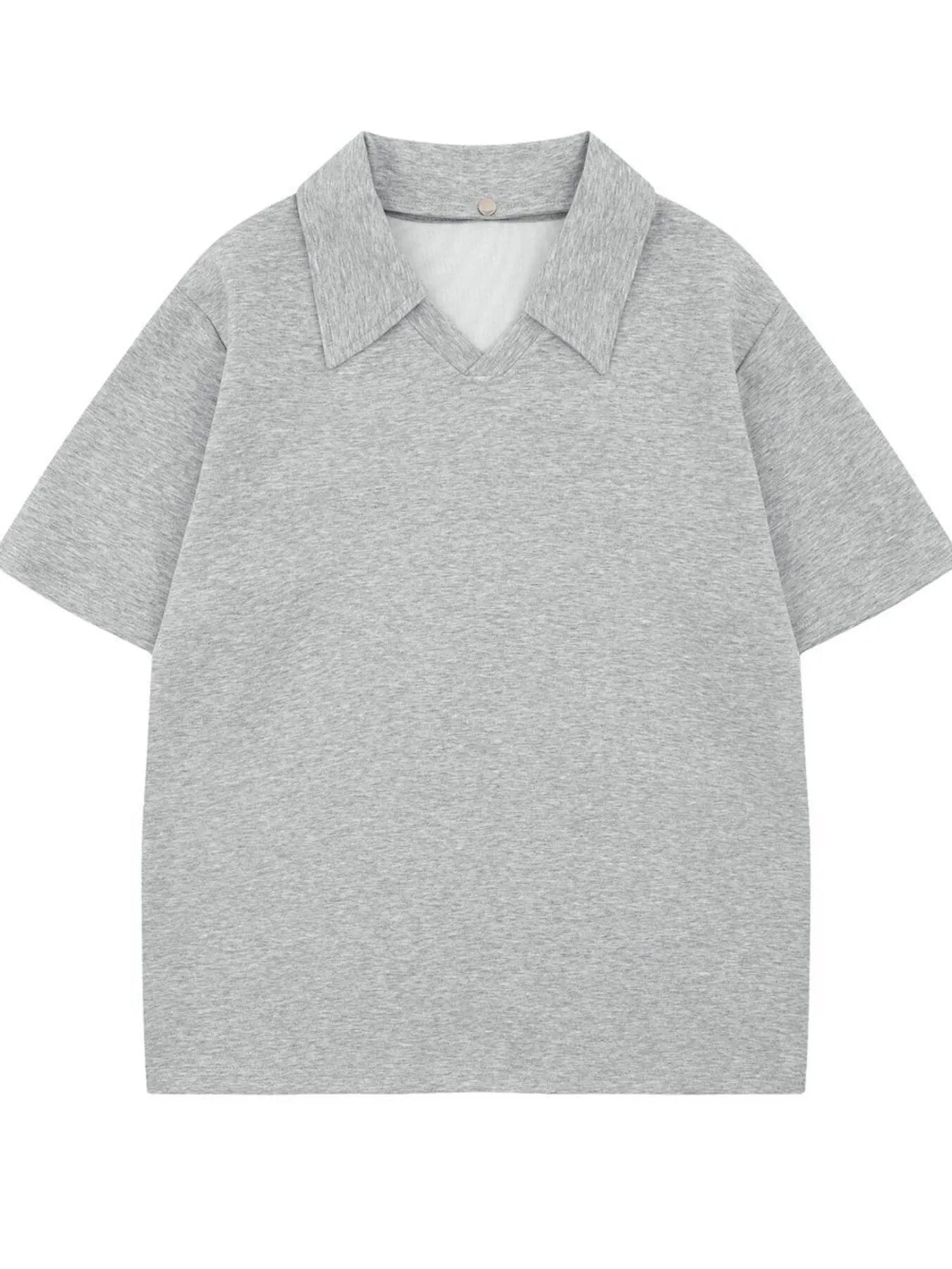 Men's Detachable Collar Short Sleeve Top - Velora