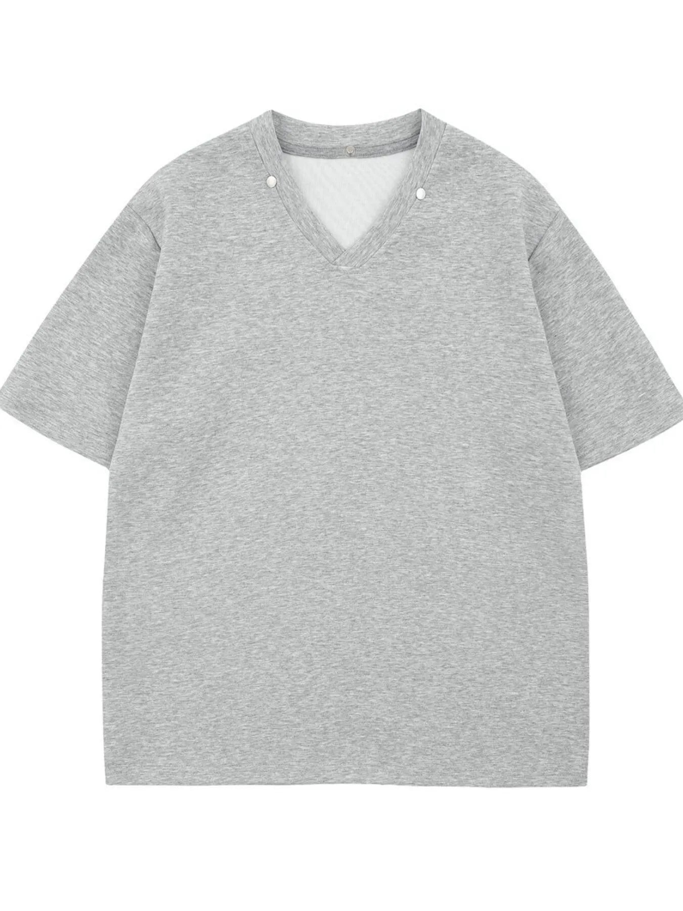 Men's Detachable Collar Short Sleeve Top - Velora